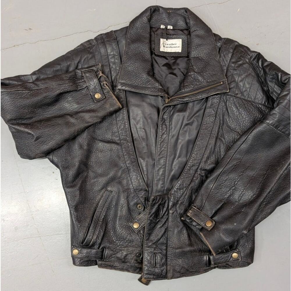 The PERFECT 80s leather bomer